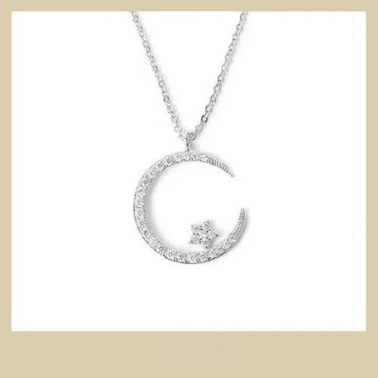 Celeste – Collar de Mujer Estrella y Luna