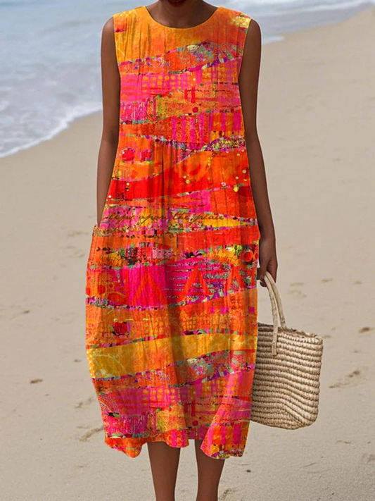 Faye | Vestido de verano ligero y sin mangas para Mujer