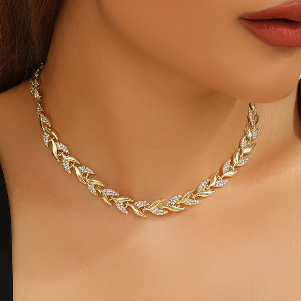 Vestiri® | Conjunto de Collar y Pulsera de Cola de Pescado Hecho a Mano